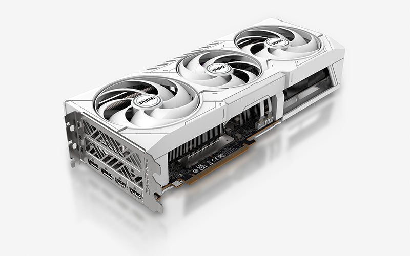 SAPPHIRE PURE AMD Radeon RX 9070 — angle