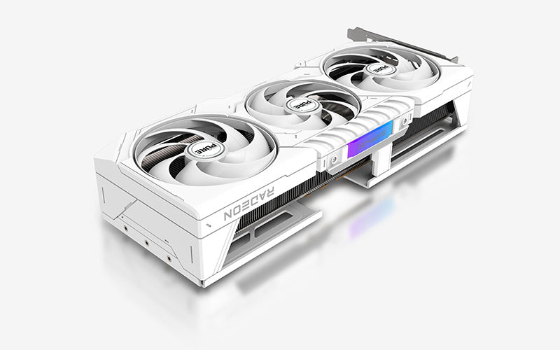 SAPPHIRE PURE AMD Radeon RX 9070 — angle