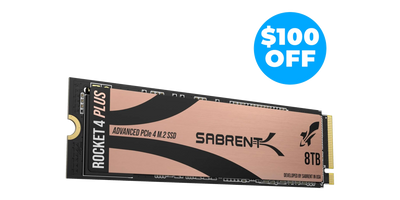 Sabrent Rocket 4 Plus 8TB PCIe 4.0 NVMe — 2