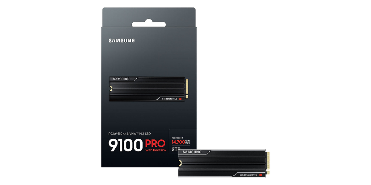 Samsung 9100 PRO 2TB PCIe 5.0 NVMe with Heatsink — 2
