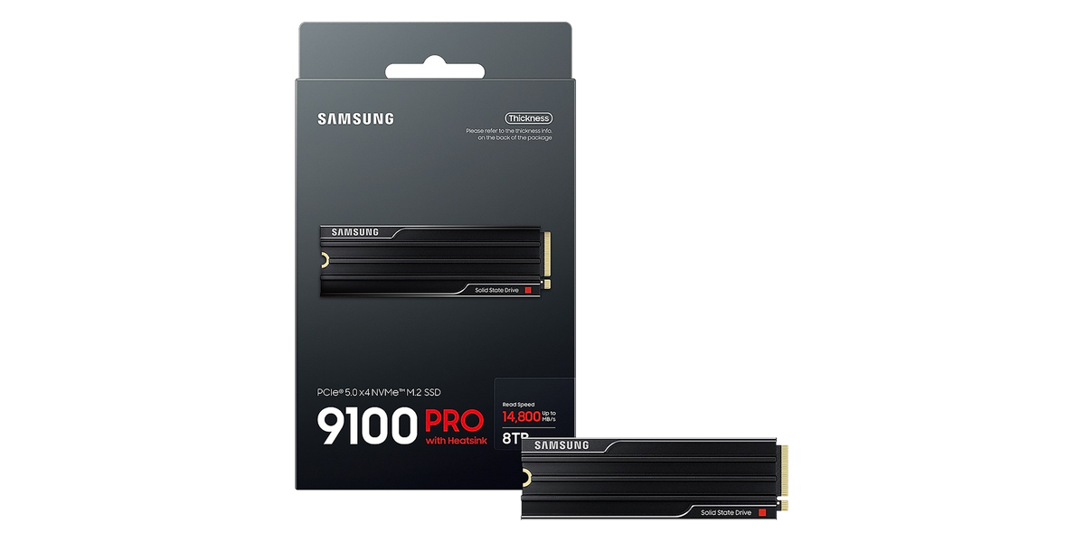Samsung 9100 PRO 8TB PCIe 5.0 NVMe with Heatsink — 2