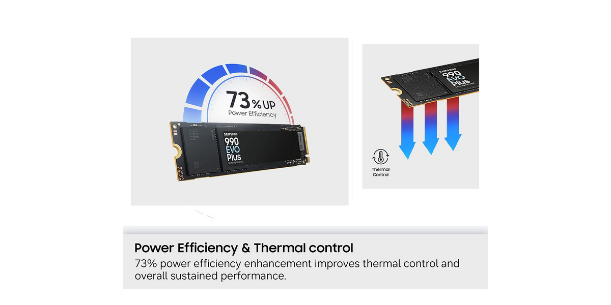 Samsung 990 EVO Plus 2TB PCIe 4.0 NVMe — 5