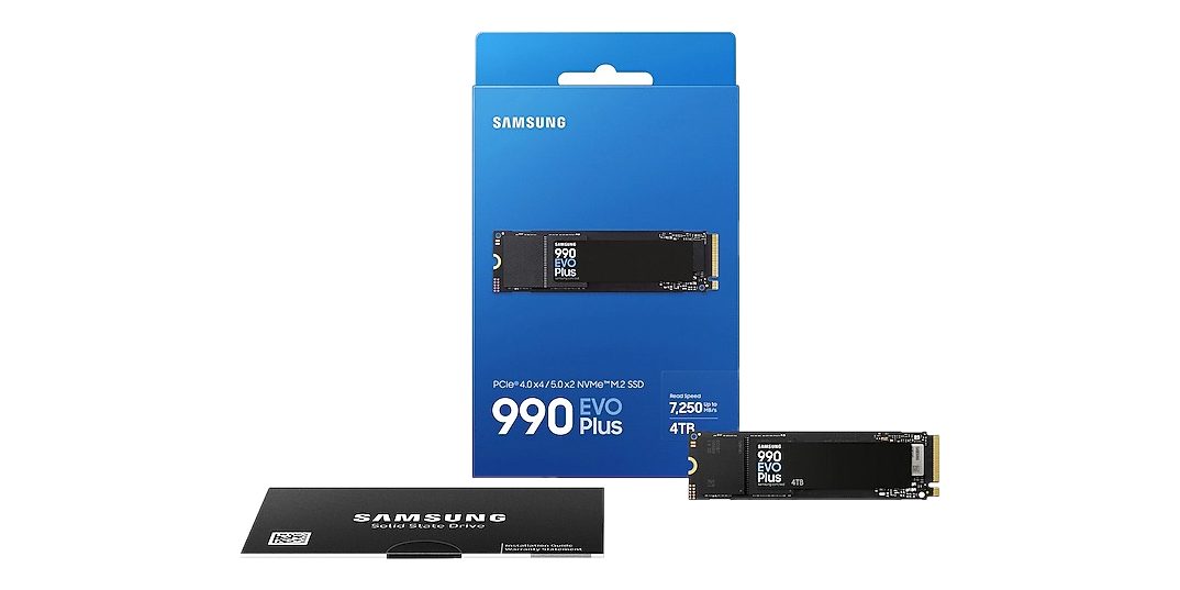 Samsung 990 EVO Plus 4TB PCIe 4.0 NVMe — 4