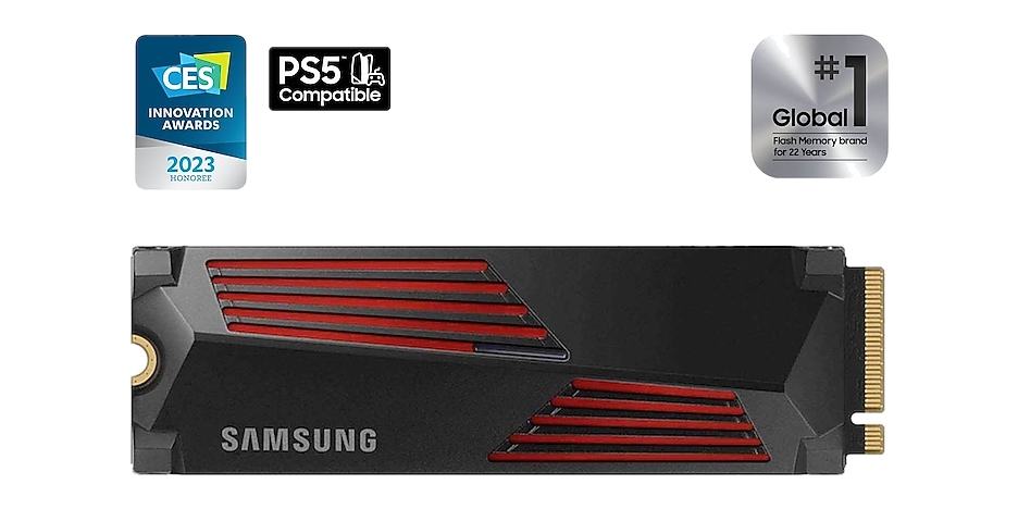 Samsung 990 PRO 4TB PCIe 4.0 NVMe with Heatsink — 2