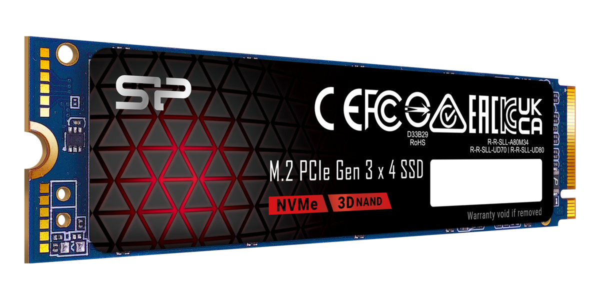 Silicon Power P34A80 1TB PCIe 3.0 NVMe — 3