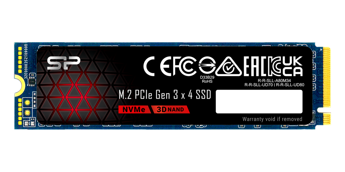Silicon Power P34A80 2TB PCIe 3.0 NVMe — 1