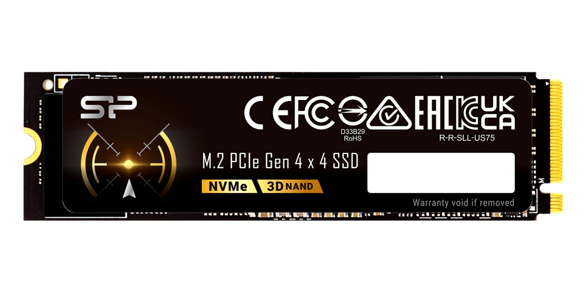Silicon Power US75 500GB PCIe 4.0 NVMe — 1