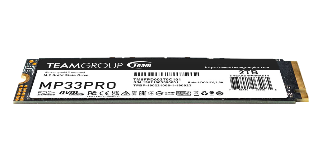 TeamGroup MP33 PRO 1TB PCIe 3.0 NVMe — 2