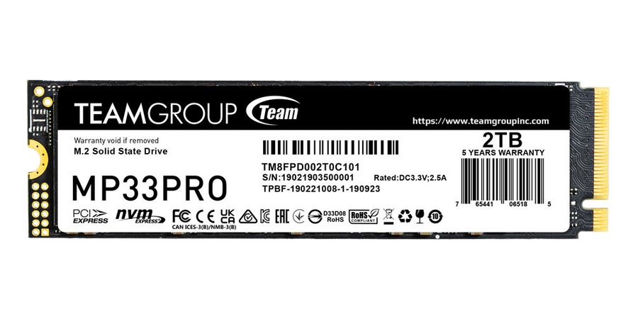 TeamGroup MP33 PRO 2TB PCIe 3.0 NVMe — 1