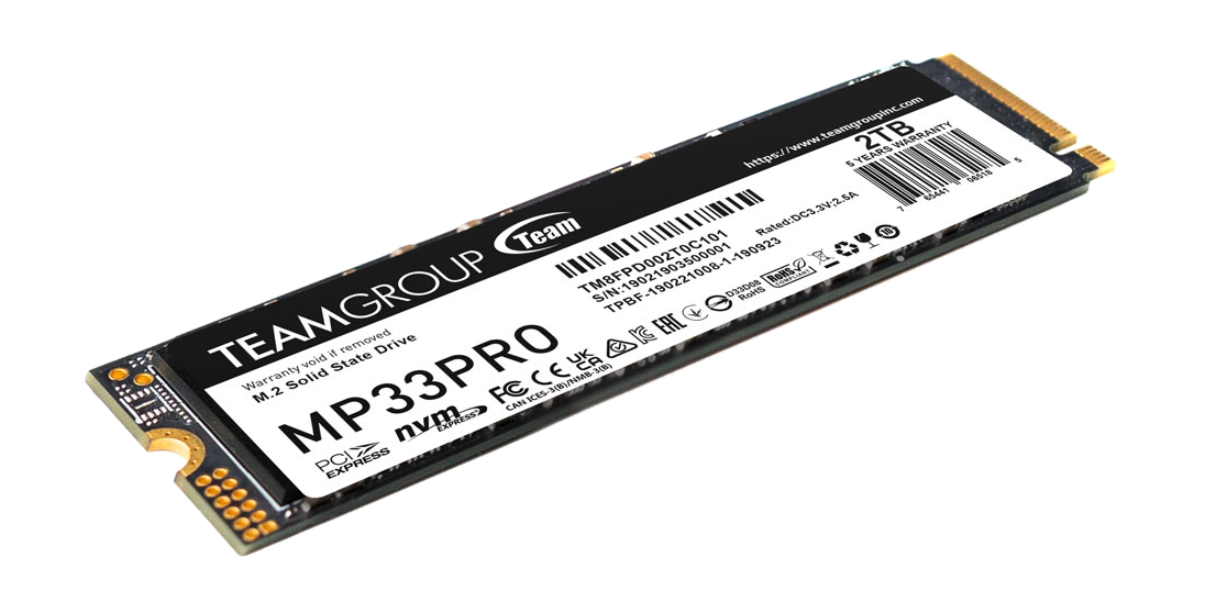 TeamGroup MP33 PRO 2TB PCIe 3.0 NVMe — 4