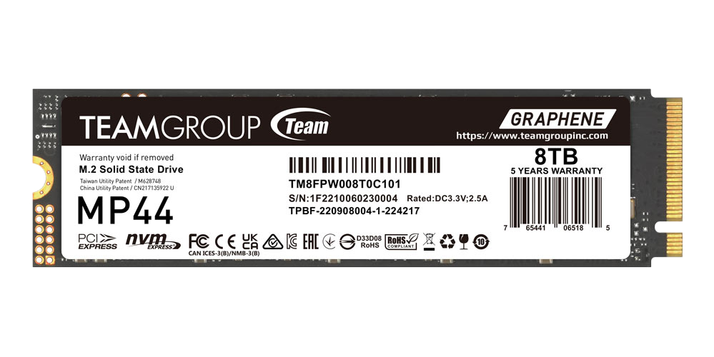 TeamGroup MP44 8TB PCIe 4.0 NVMe — 1