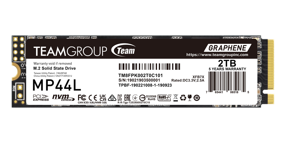 TeamGroup MP44L 500GB PCIe 4.0 NVMe — 1