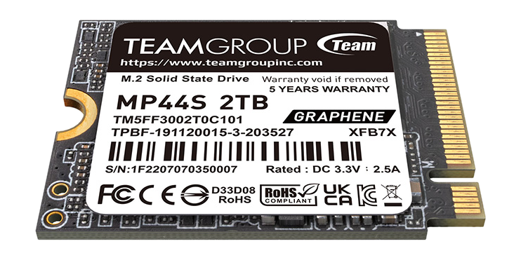 TeamGroup MP44S 1TB PCIe 4.0 NVMe — 1
