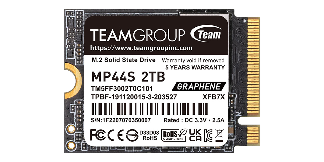 TeamGroup MP44S 2TB PCIe 4.0 NVMe — 4