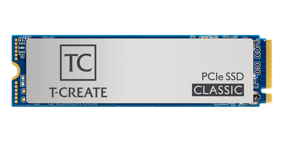 TeamGroup T-Create CLASSIC 2TB PCIe 4.0 NVMe with Heatsink — 1