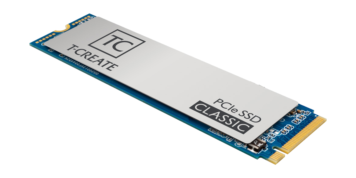 TeamGroup T-Create CLASSIC 2TB PCIe 4.0 NVMe with Heatsink — 3