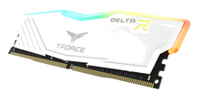 TeamGroup T-Force Delta RGB 32GB (2x16GB) DDR4-3200 CL16 White (TF4D432G3200HC16FDC01) — 2
