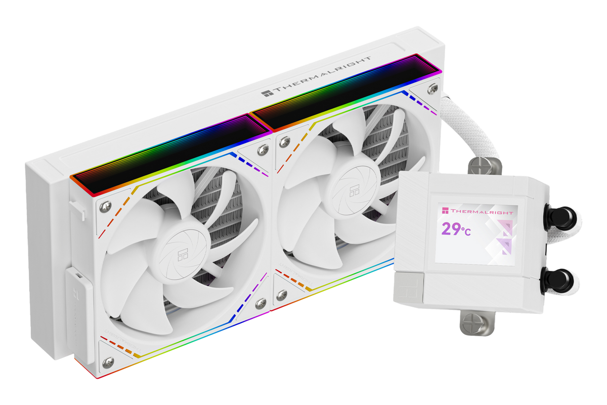 Thermalright Core Matrix 240 Vision ARGB WHITE AIO Liquid Cooler — 1