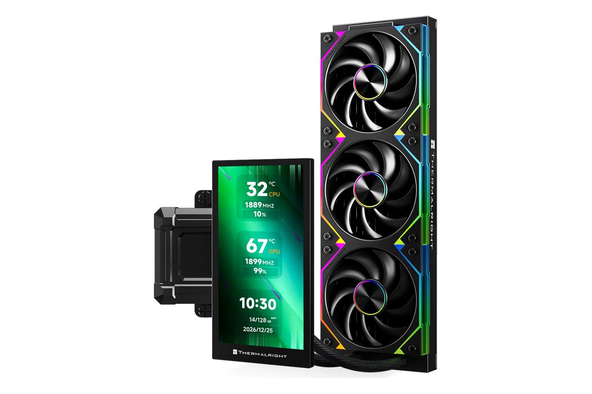 Thermalright Dynamic Vision 360 ARGB BLACK AIO Liquid Cooler — 1