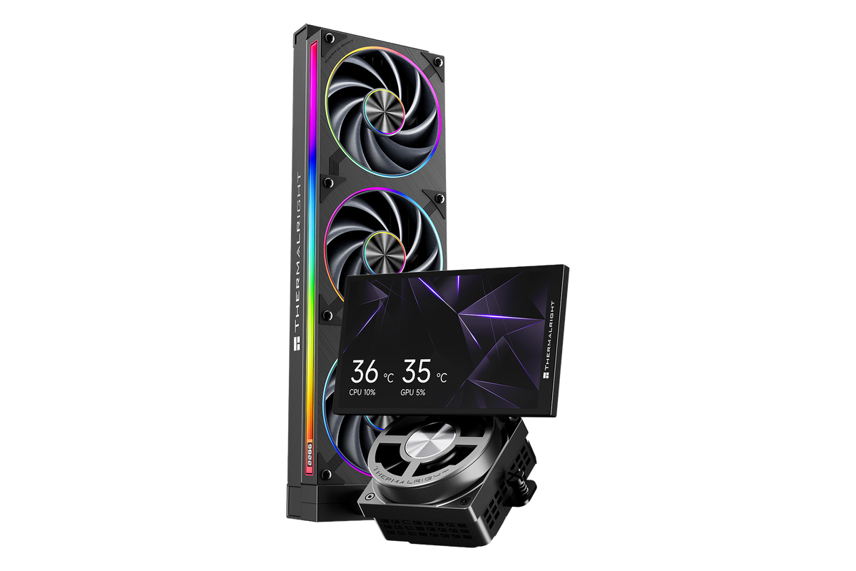 Thermalright Dynamic Vision PRO 360 ARGB BLACK AIO Liquid Cooler — 1