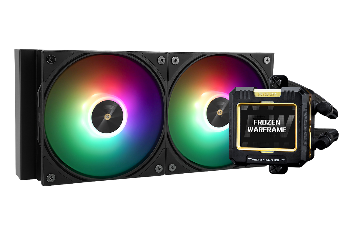 Thermalright Frozen Warframe 240 BLACK ARGB AIO Liquid Cooler — 1