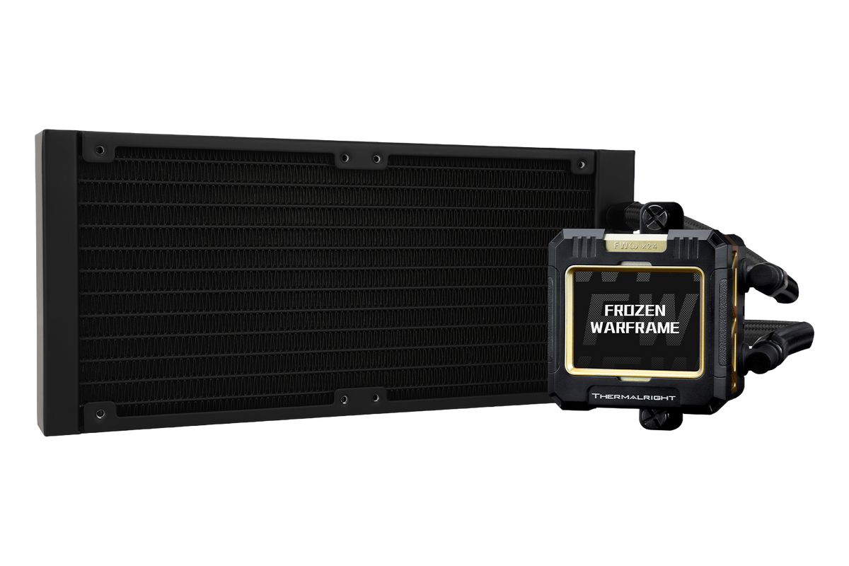Thermalright Frozen Warframe 240 BLACK X AIO Liquid Cooler — 1