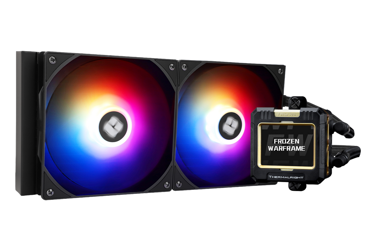 Thermalright Frozen Warframe 280 ARGB BLACK AIO Liquid Cooler — 1