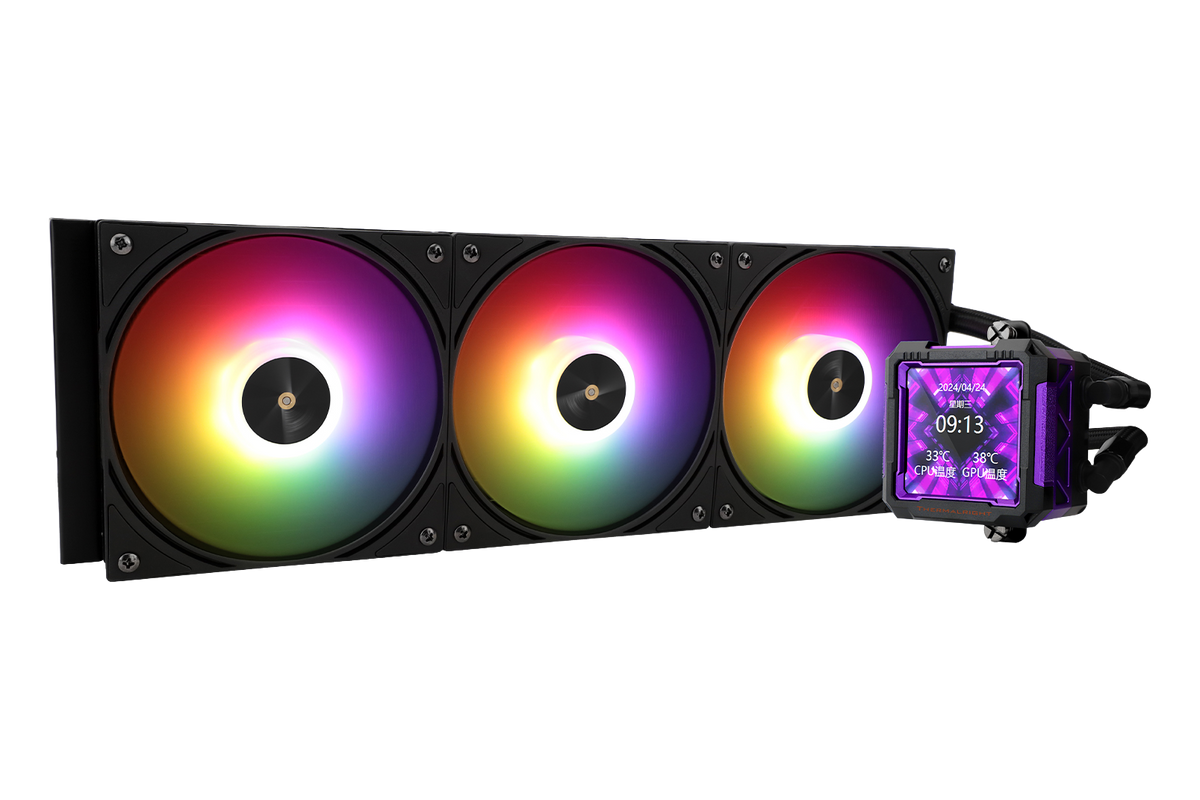 Thermalright Frozen Warframe PRO 360 BLACK ARGB AIO Liquid Cooler — 1