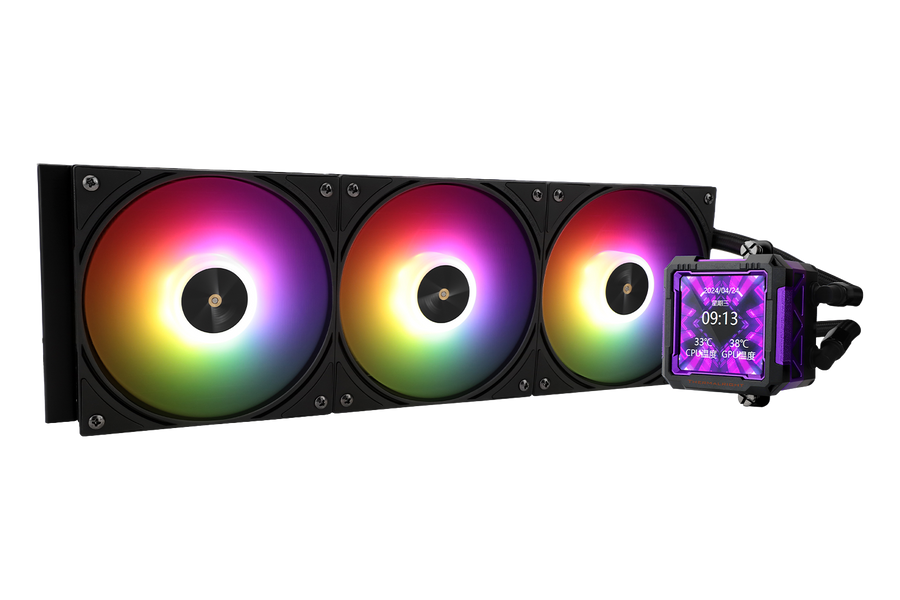 Thermalright Frozen Warframe PRO 360 BLACK ARGB AIO Liquid Cooler — 1