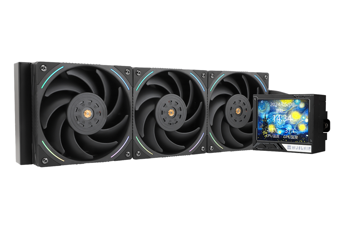 Thermalright Mjolnir Vision 360 BLACK ARGB AIO Liquid Cooler — 1