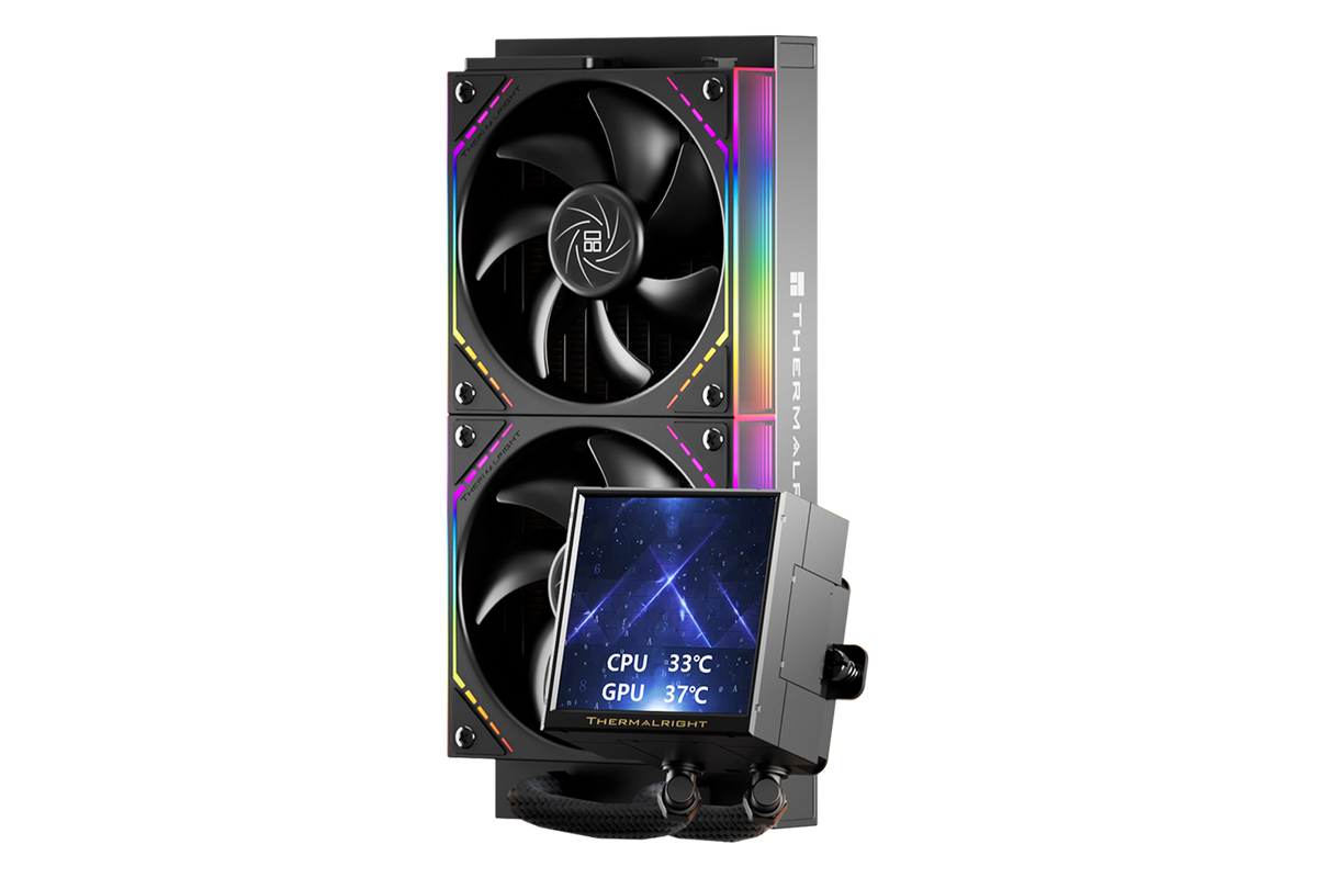 Thermalright Peerless Vision 240 ARGB BLACK AIO Liquid Cooler — 1