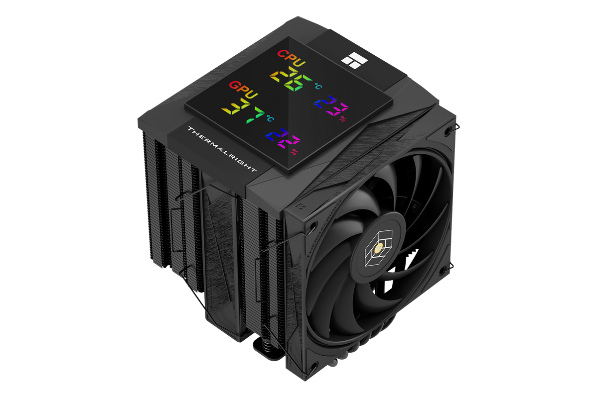 Thermalright Royal Knight 120 Digital BLACK Air Cooler — 1