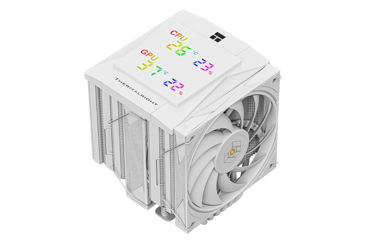 Thermalright Royal Knight 120 Digital WHITE Air Cooler — 1
