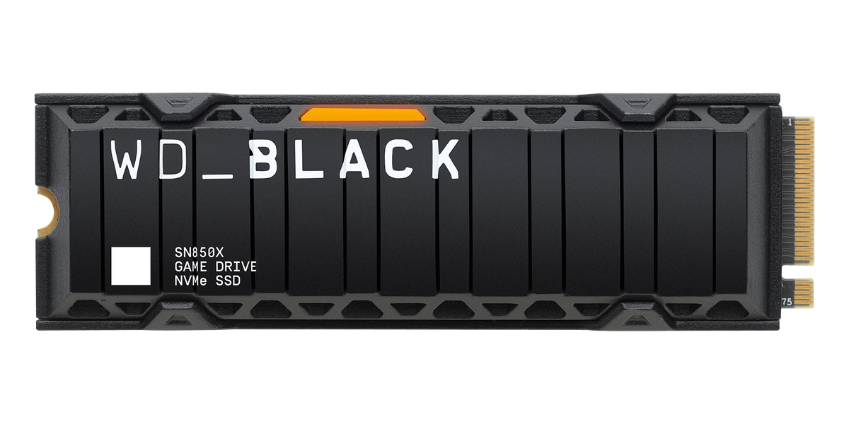 WD_BLACK SN850X 2TB PCIe 4.0 NVMe with Heatsink — 1