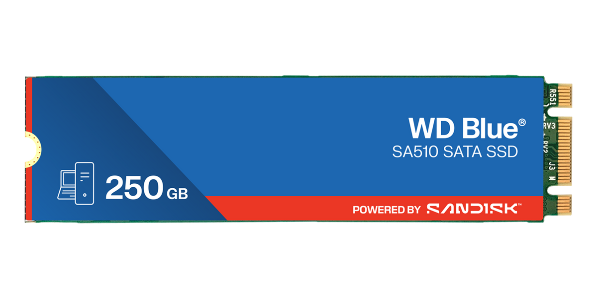 WD Blue SA510 250GB SATA M.2 — 1