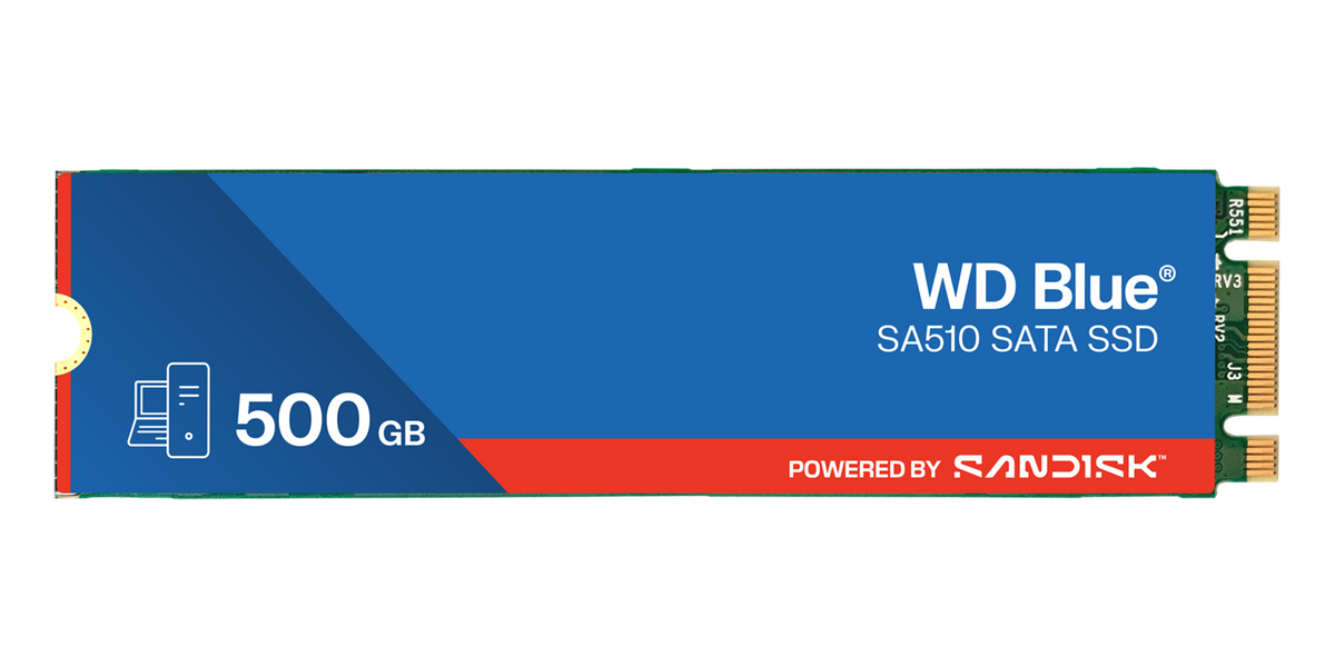 WD Blue SA510 500GB SATA M.2 — 1