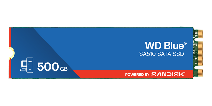 WD Blue SA510 500GB SATA M.2 — 1