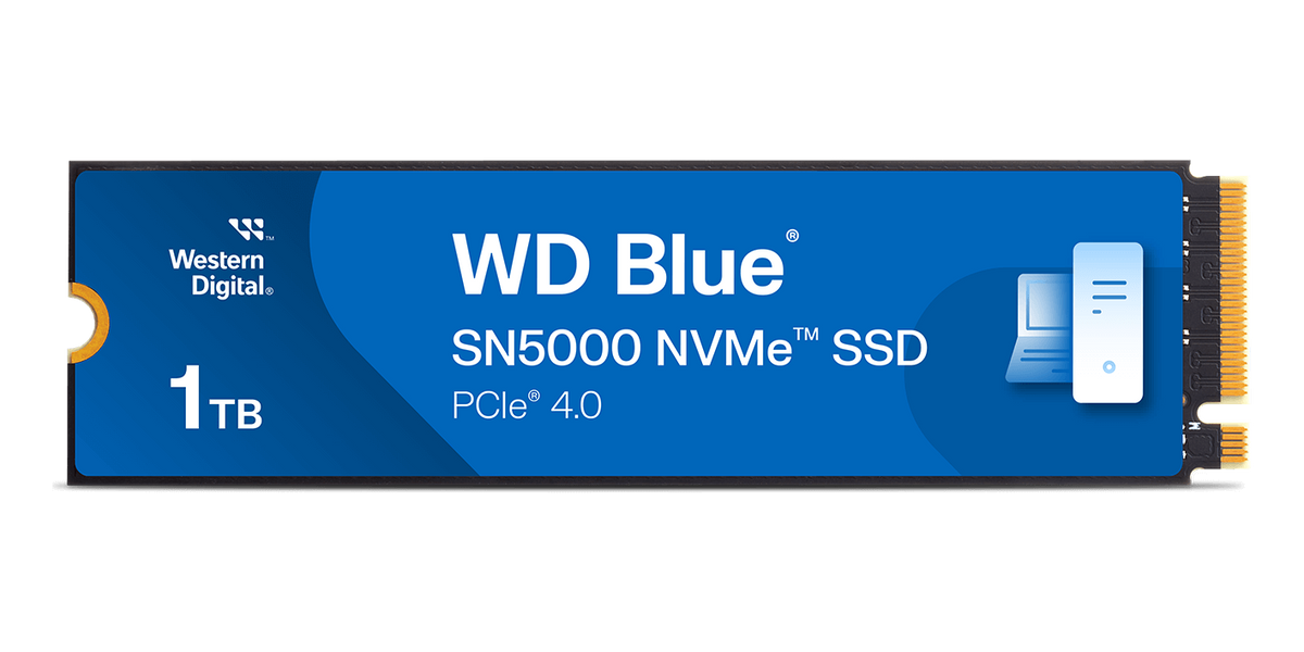 WD Blue SN5000 1TB PCIe 4.0 NVMe — 1