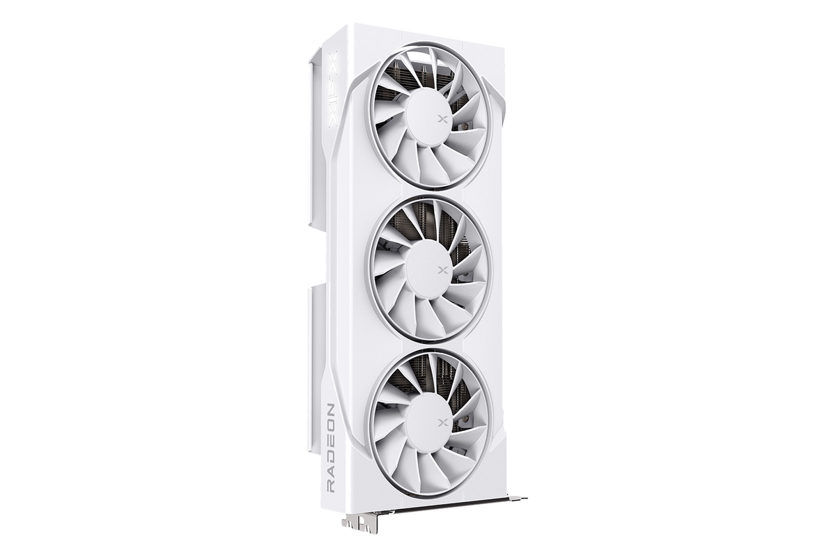 XFX SWIFT RX 9060 XT OC 8GB WHITE TRIPLE FAN — 1