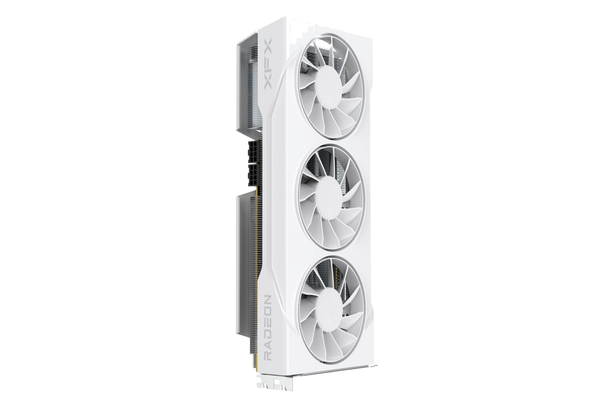XFX SWIFT RX 9070 OC 16GB WHITE TRIPLE 90MM FAN — 1