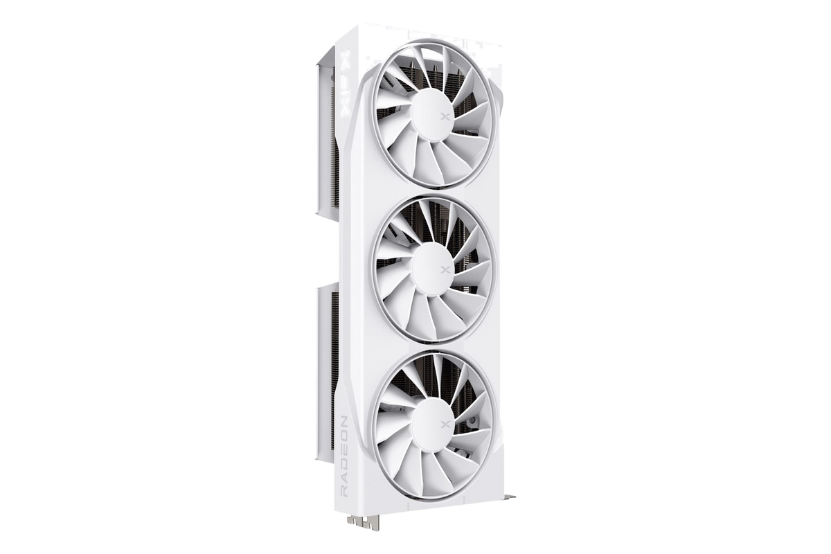 XFX SWIFT RX 9070 XT Gaming 16GB WHITE TRIPLE FAN — 1