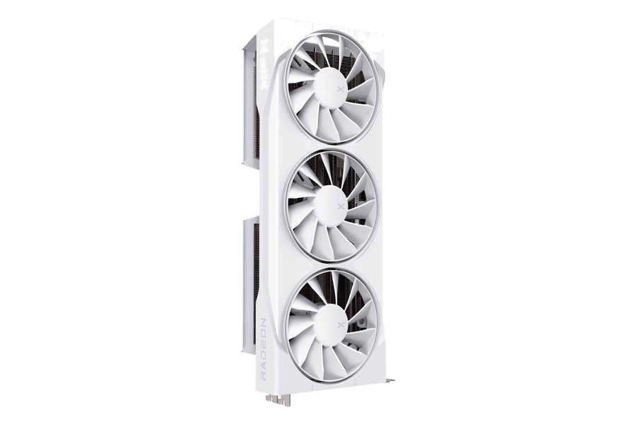 XFX SWIFT RX 9070 XT Gaming 16GB WHITE TRIPLE FAN — 1